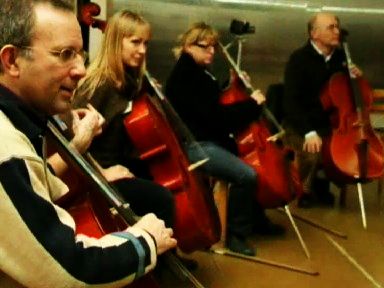 row of cello learning adults