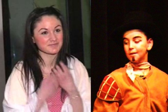 language-theatre beautiful girl with love and emotion