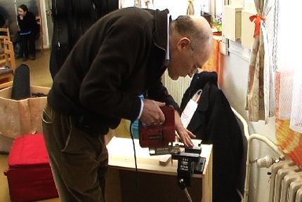 music as a sport  wood-workshop drilling